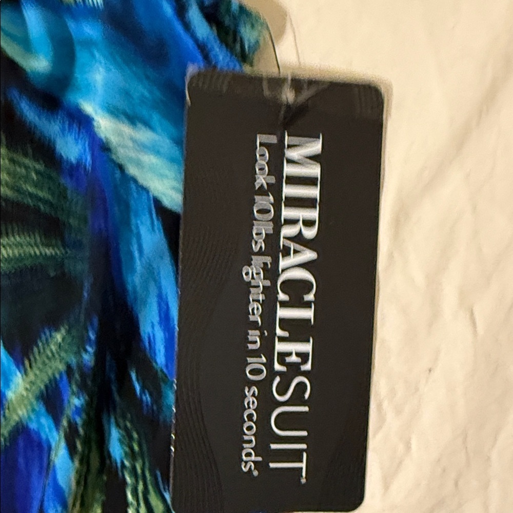 NEW Miraclesuit Blue and Green Camisole Top - Picture 3 of 8